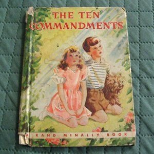 The Ten Commandments 1944 Mary Alice Jones Book